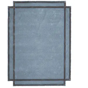 MAGIS tapis VOLENTIERI CORNICE 170 x 230 cm (Gris glace - 97% lin et 3...