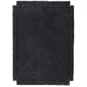 MAGIS tapis VOLENTIERI CORNICE 200 x 300 cm (Noir - 97% lin et 3% visc... pas cher