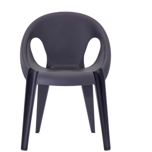 Magis - Fauteuil empilable Bell - Bleu - Polypropylène recyclé - Desig... pas cher