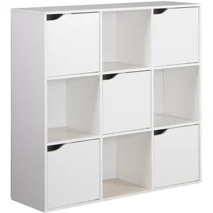 Bibliothèque Rebecca Mobili Vesparia 90x90x30 Aggloméré Blanc ModerneVendu parmaisons-du-monde
