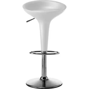 Magis Tabouret Réglable Bombo (Blanc - Acier Et Abs)