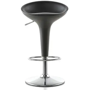 Magis Tabouret Réglable Bombo (Gris Anthracite - Acier Et Abs) pas cher