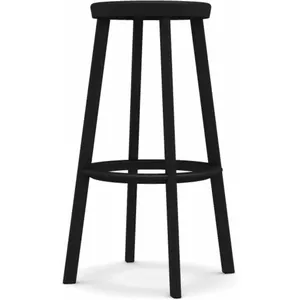 Tabouret de bar en aluminium noir 76 cm Deja-vu - Magis pas cher