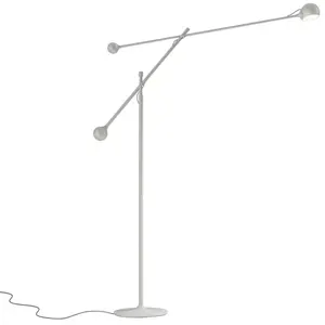Comparateur de prix : Artemide Ixa lampadaire LED réglable gris blanc