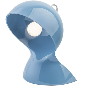 lampe à poser Artemide Dalú, bleu clair, hauteur 26 cm, plastique pas cher