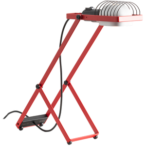 Artemide - Lampe de bureau Sintesi - Rouge - Aluminium - Designer Erne...