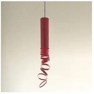 Artemide Décomposé suspension rouge