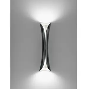 Comparateur de prix : ARTEMIDE lampe murale applique CADMO LED (noir avec intérieur blanc - ABS)