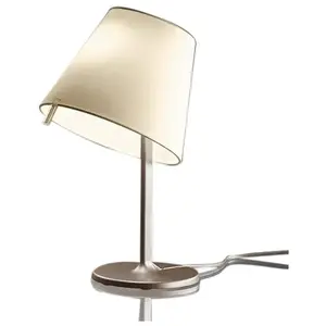 Artemide MELAMPO-Lampe Bronze abat-jour orientable Ø23cm Beige pas cher