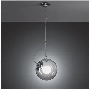 Artemide Miconos suspension en verre et chrome