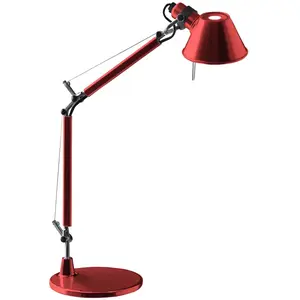 Comparateur de prix : ARTEMIDE lampe de table TOLOMEO MICRO (rouge anodisé - Aluminium, acier)