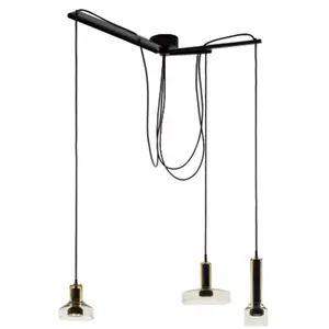 Suspension Stablight 3 flame - amber Artemide pas cher