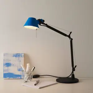 Artemide Tolomeo Micro Bicolor table black/blue pas cher