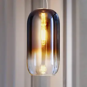 Artemide Gople Mini suspension bleue/noire pas cher