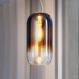 Artemide Gople suspension bleue/noire pas cher