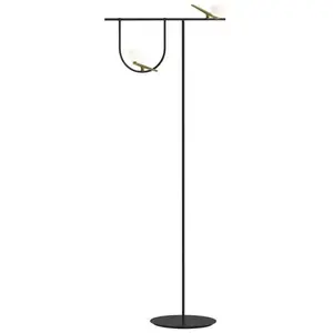 Comparateur de prix : Artemide YANZI-Lampadaire LED 2 Lumières Verre/Métal H178cm
