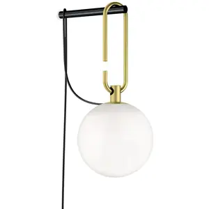 Comparateur de prix : ARTEMIDE lampe murale applique NH WALL (LED - verre soufflé et laiton)