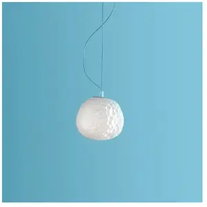 ARTEMIDE lampe à suspension METEORITE 15 (Ø 15 cm - Verre soufflé, technopolymère)Vendu parmyareadesign