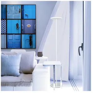 Artemide - Lampadaire Athena - Blanc - Aluminium - Designer Naoto FukasawaVendu parluminaire