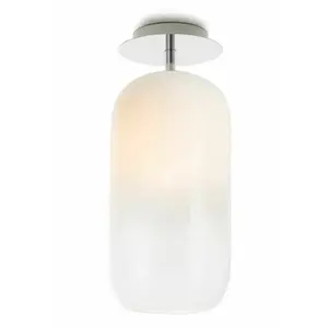 Artemide Gople plafonnier blanc/argenté