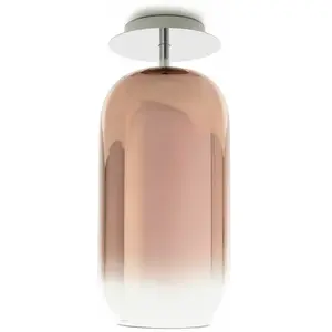 Artemide Gople plafonnier cuivré/argenté