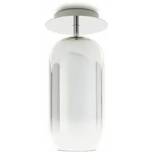 Artemide Gople Mini plafonnier argenté/argenté