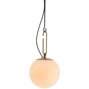 Comparateur de prix : Artemide nh Lampe à suspension en verre, Ø 22 cm