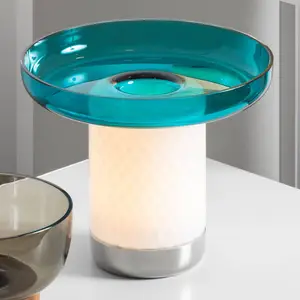 Artemide Bontà lampe à poser LED, coupe turquoise pas cher