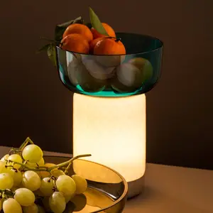 Artemide Bontà lampe à poser LED, bol turquoise pas cher