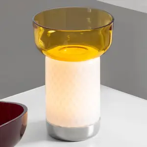 Artemide Bontà lampe à poser LED, bol jaune pas cher