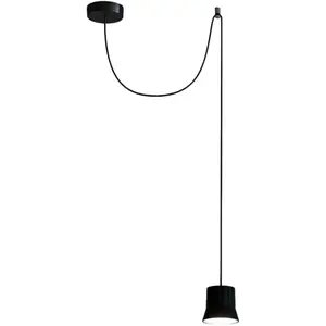 ARTEMIDE lampe à suspension GIO.LIGHT DECENTRALISEE (Noir - aluminium ... pas cher