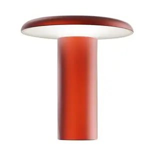 Comparateur de prix : Lampe portable en aluminium anodisé rouge 19 cm Takku - Artemide
