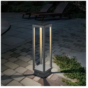 Comparateur de prix : Lanterne solaire domestique led gris foncé 2,2w avec batterie IP54 Zafferano