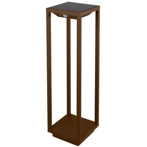 Comparateur de prix : Lanterne solaire domestique led à piles 2,2 w, IP54 Corten Zafferano