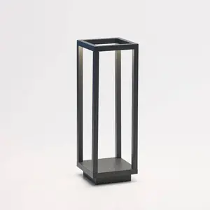 Comparateur de prix : Zafferano - Lanterne led gris foncé à piles 2,2 w IP54 Safran