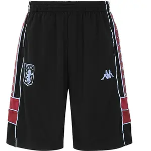 Kappa - Short Arawa Aston Villa FC Homme - Man - S - Noir, Rouge, Bleu pas cher