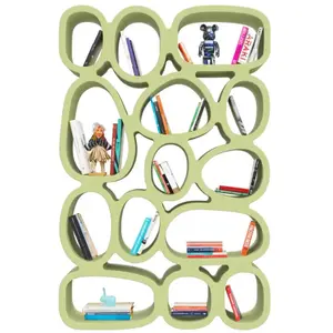 QEEBOO bibliothèque verticale KOIBUCHI (Vert Khaki - Polyéthylène)Vendu parmyareadesign