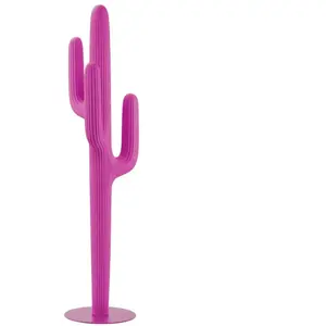 QEEBOO portemanteau sur pied SAGUARO (Fuchsia - Polyéthylène et métal)Vendu parmyareadesign