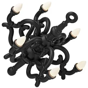 QEEBOO lampadaire pour l'extérieur FALLEN CHANDELIER M (Noir - Polyéth...Vendu parmyareadesign
