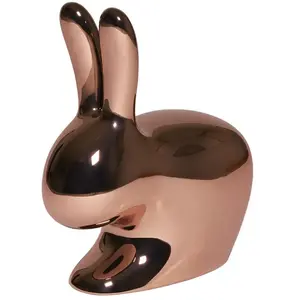 QEEBOO chaise RABBIT CHAIR METAL FINISH (Cuivre - Polyéthylène)