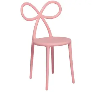 QEEBOO chaise RIBBON CHAIR (Rose - Polypropylène) pas cher