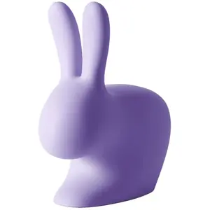 QEEBOO chaise RABBIT CHAIR (Violet - Polyéthylène) pas cher