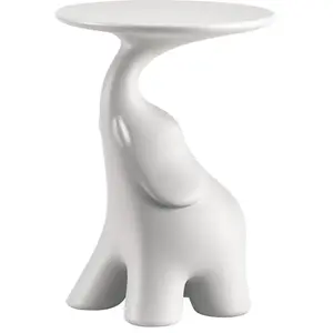 QEEBOO table basse PAKO (Blanc - Polyéthylène) pas cher