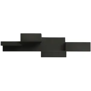 QEEBOO bibliotheque murale PRIMITIVE BOOKSHELF XS (Noir - Polyéthylène... pas cher