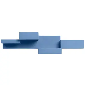 QEEBOO bibliotheque murale PRIMITIVE BOOKSHELF XS (Bleu avio - Polyéth... pas cher