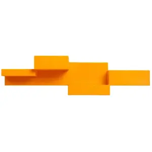 QEEBOO bibliotheque murale PRIMITIVE BOOKSHELF XS (Jaune - Polyéthylèn...Vendu parmyareadesign