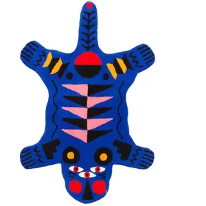 QEEBOO tapis OGGIAN BLUE PANTHER (Large - Acrylique) pas cher