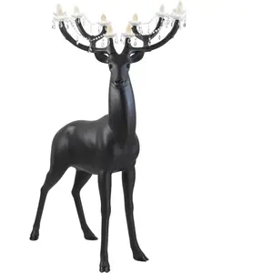 QEEBOO lampadaire d'extérieur SHERWOOD (Noir - Polyéthylène) pas cher