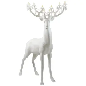 QEEBOO lampadaire d'extérieur SHERWOOD (Blanc - Polyéthylène) pas cher