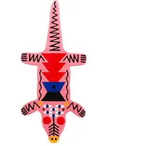 QEEBOO tapis OGGIAN CROCOPINK (Large - Acrylique)